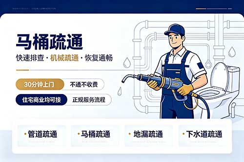 东升马桶疏通